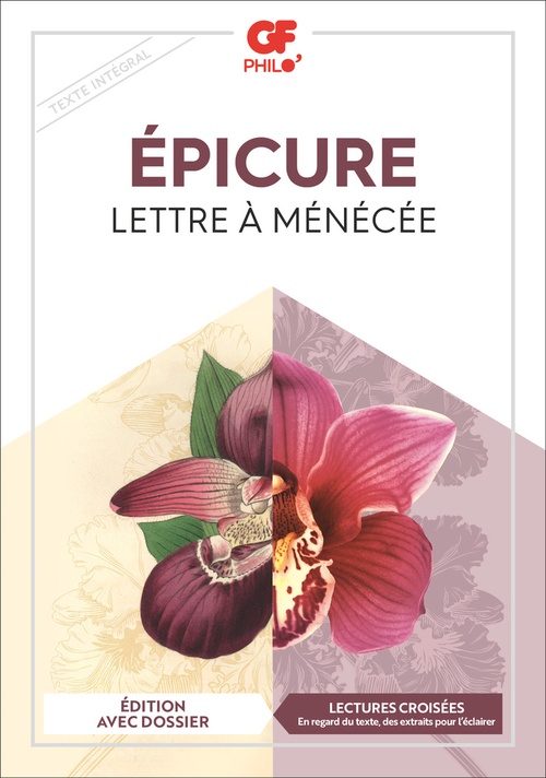 ebook cover of Lettre à Ménécée, by Epicure