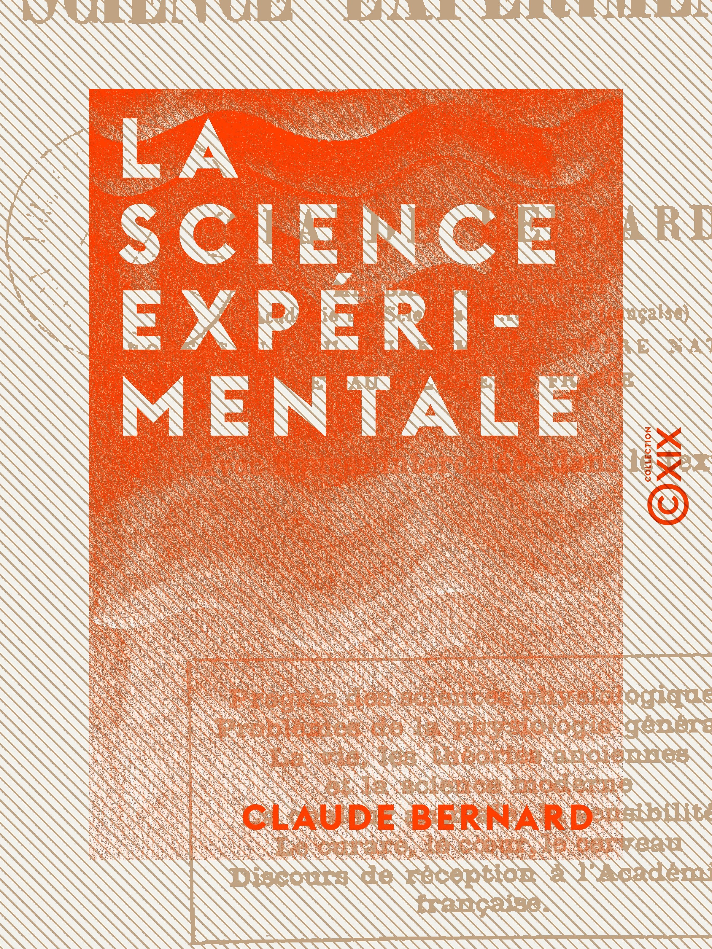 ebook cover of La Science expérimentale, by Claude Bernard