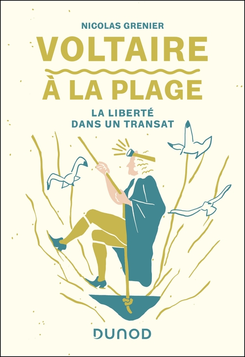 ebook cover of Voltaire à la plage, by Nicolas Grenier