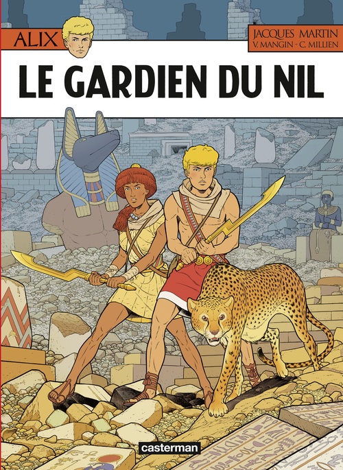Couverture ebook de Alix (Tome 43) - Le Gardien du Nil, de Jacques Martin, Valérie Mangin, Chrys Millien