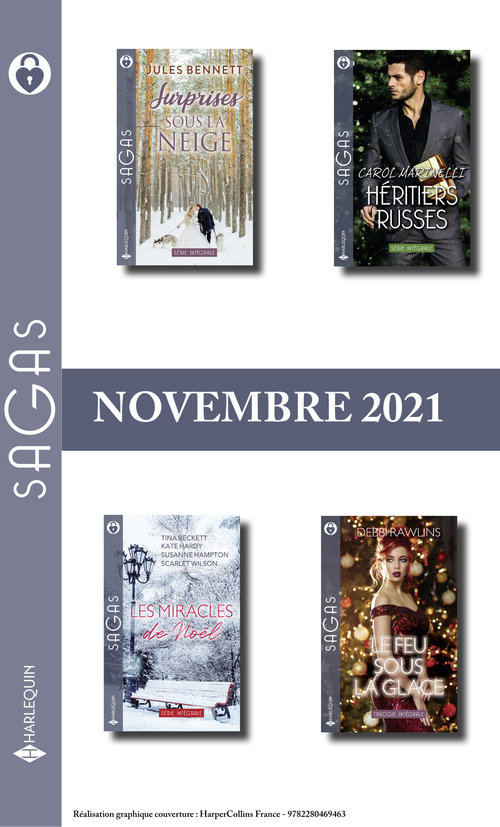Couverture ebook de Pack mensuel Sagas : 15 romans (Novembre 2021), de Collectif