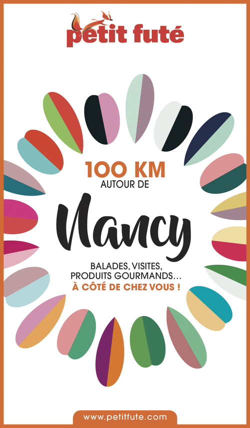 Couverture ebook de 100 KM AUTOUR DE NANCY 2020 Petit Futé, de Dominique Auzias, Jean-Paul Labourdette