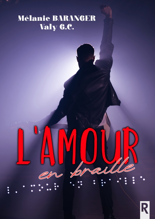 Couverture ebook de L'amour en braille, de Mélanie Baranger, Valy G.C.