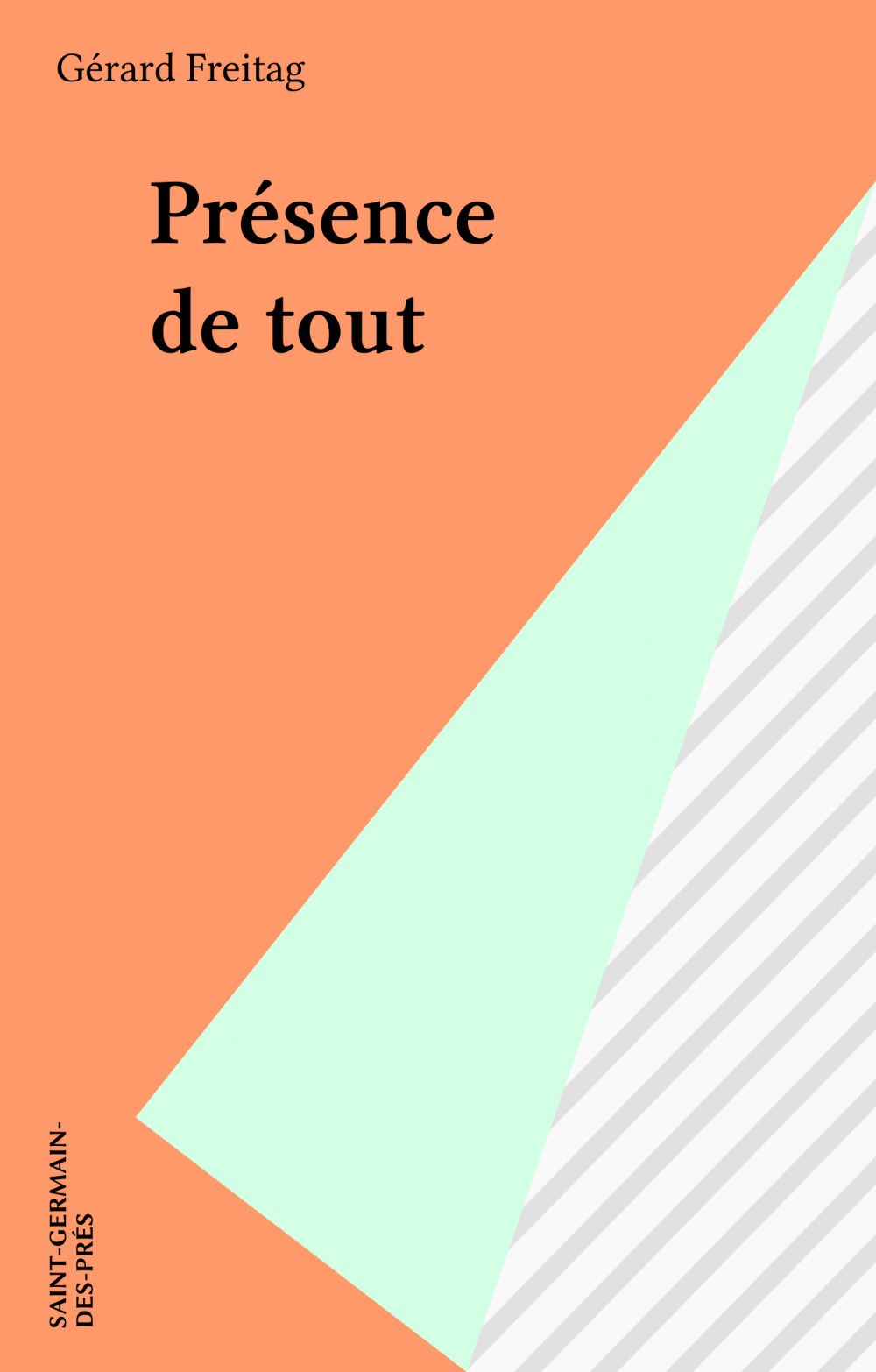 Couverture ebook de Présence de tout, de Gerard Freitag