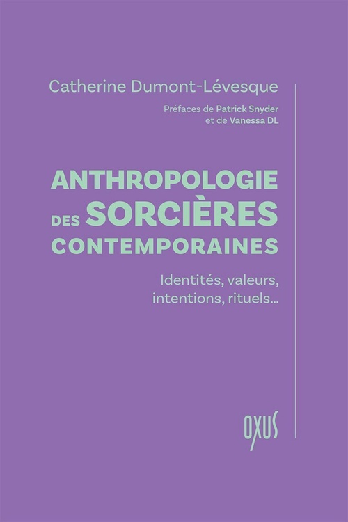 Couverture ebook de Anthropologie des sorcières contemporaines, de Catherine Dumont-Levesque