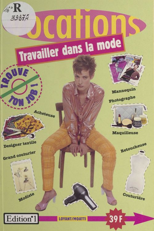 Couverture ebook de Travailler dans la mode, de Vocations