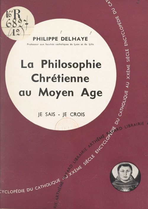 ebook cover of La philosophie chrétienne au Moyen Âge, by Philippe Delhaye