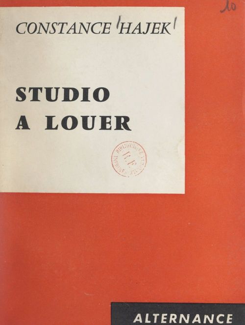 Couverture ebook de Studio à louer, de Constance Hajek