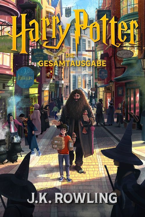 Couverture ebook de Harry Potter: Die Gesamtausgabe (1-7), de J.K. Rowling