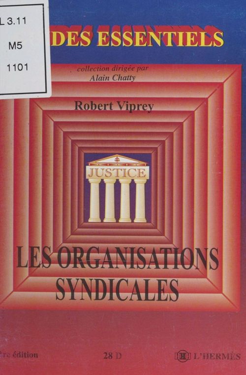 ebook cover of Les Organisations syndicales, by Robert Viprey