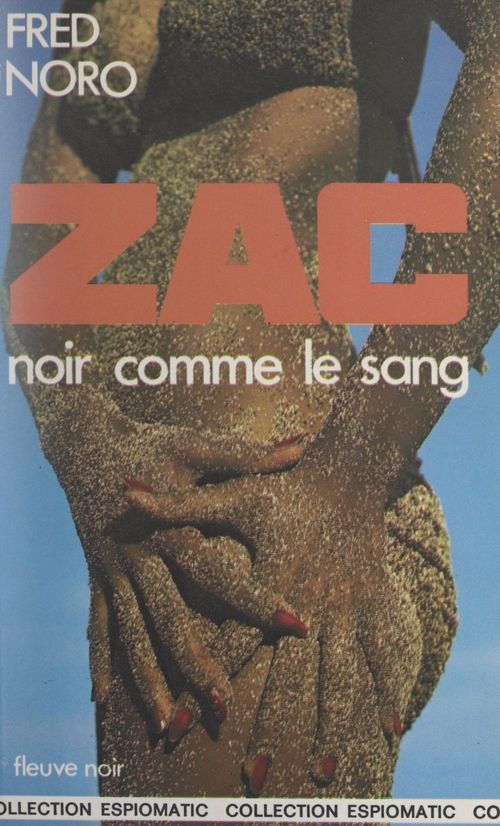 ebook cover of Noir comme le sang, by Fred Noro