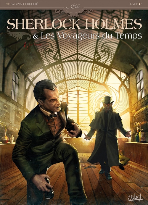 Couverture ebook de Sherlock Holmes et les voyageurs du temps T01, de Laci, Sylvain Cordurié