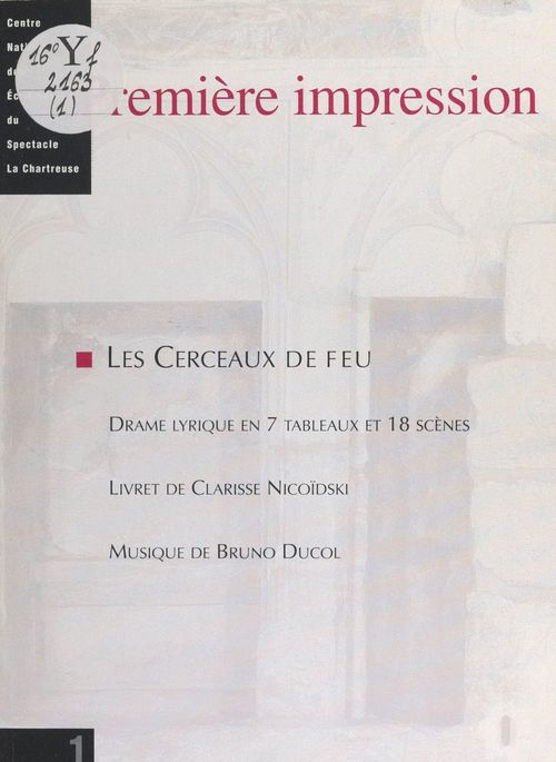 ebook cover of Les cerceaux de feu, by Clarisse Nicoidski
