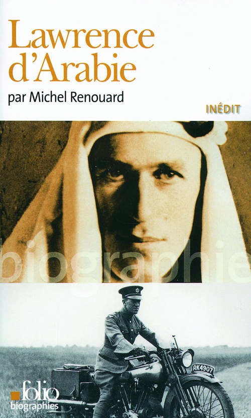 Couverture ebook de Lawrence d'Arabie, de Michel Renouard