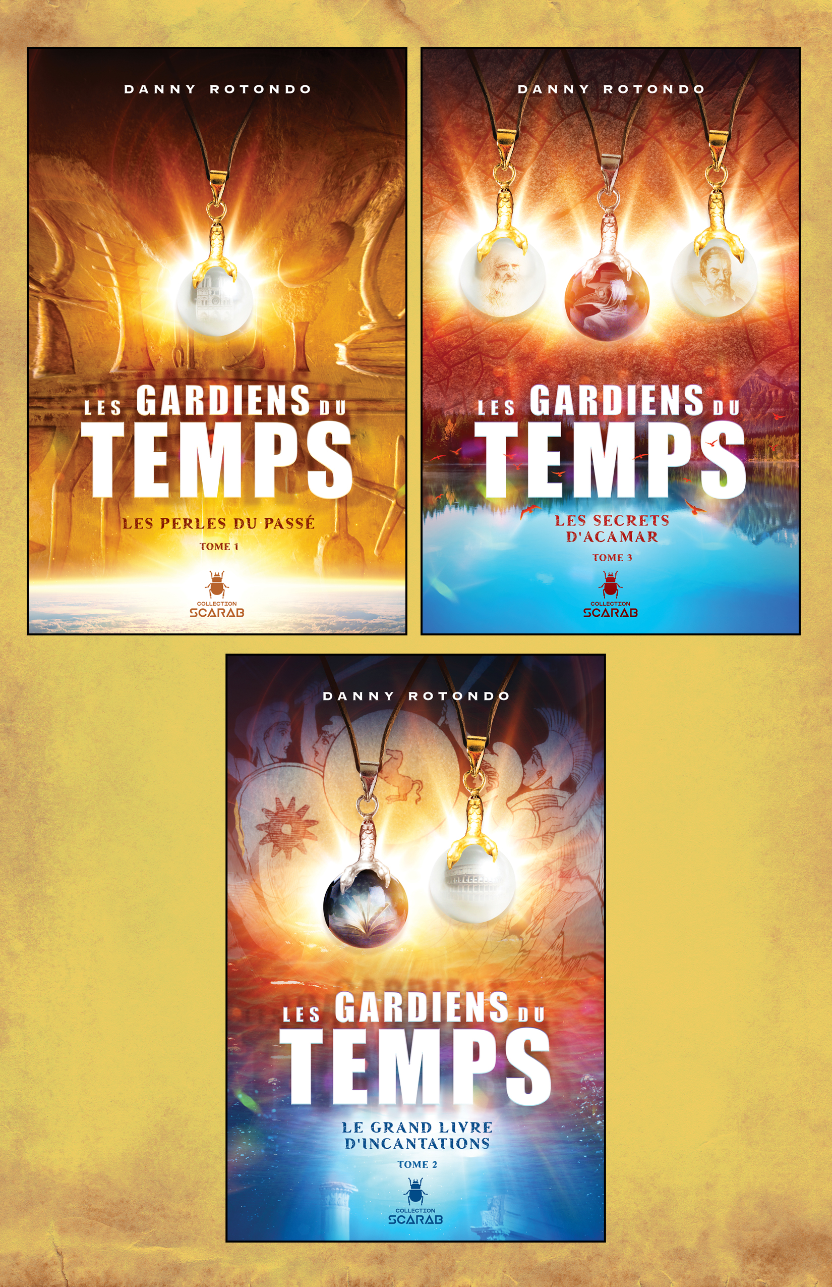 Couverture ebook de Trilogie Les gardiens du temps, de Danny Rotondo