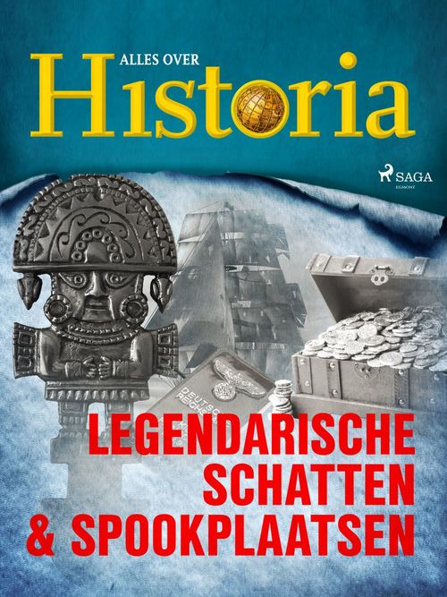ebook cover of Legendarische schatten & spookplaatsen, by Alles Over Historia