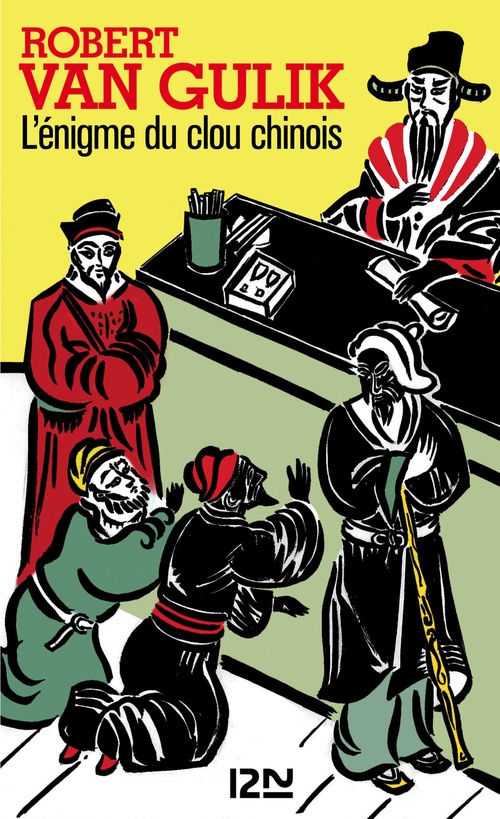 Couverture ebook de L'énigme du clou chinois, de Robert van Gulik