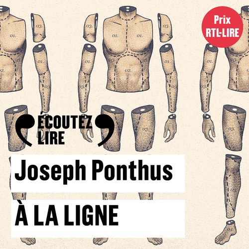 audiobook cover of À la ligne, by Joseph Ponthus