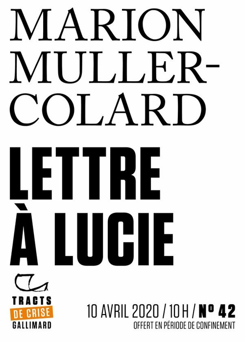 ebook cover of Tracts de Crise (N°42) - Lettre à Lucie, by Marion Muller-Colard