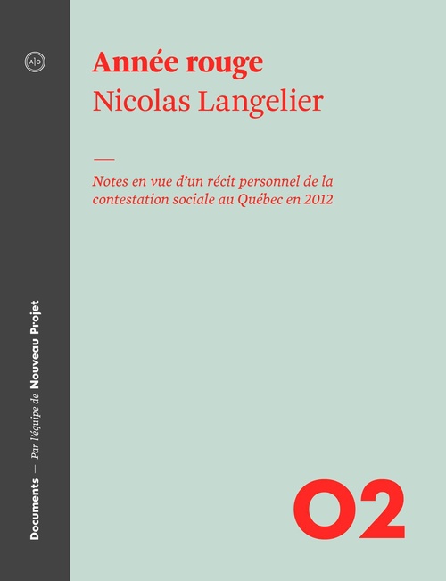 ebook cover of Année rouge, by Langelier Nicolas