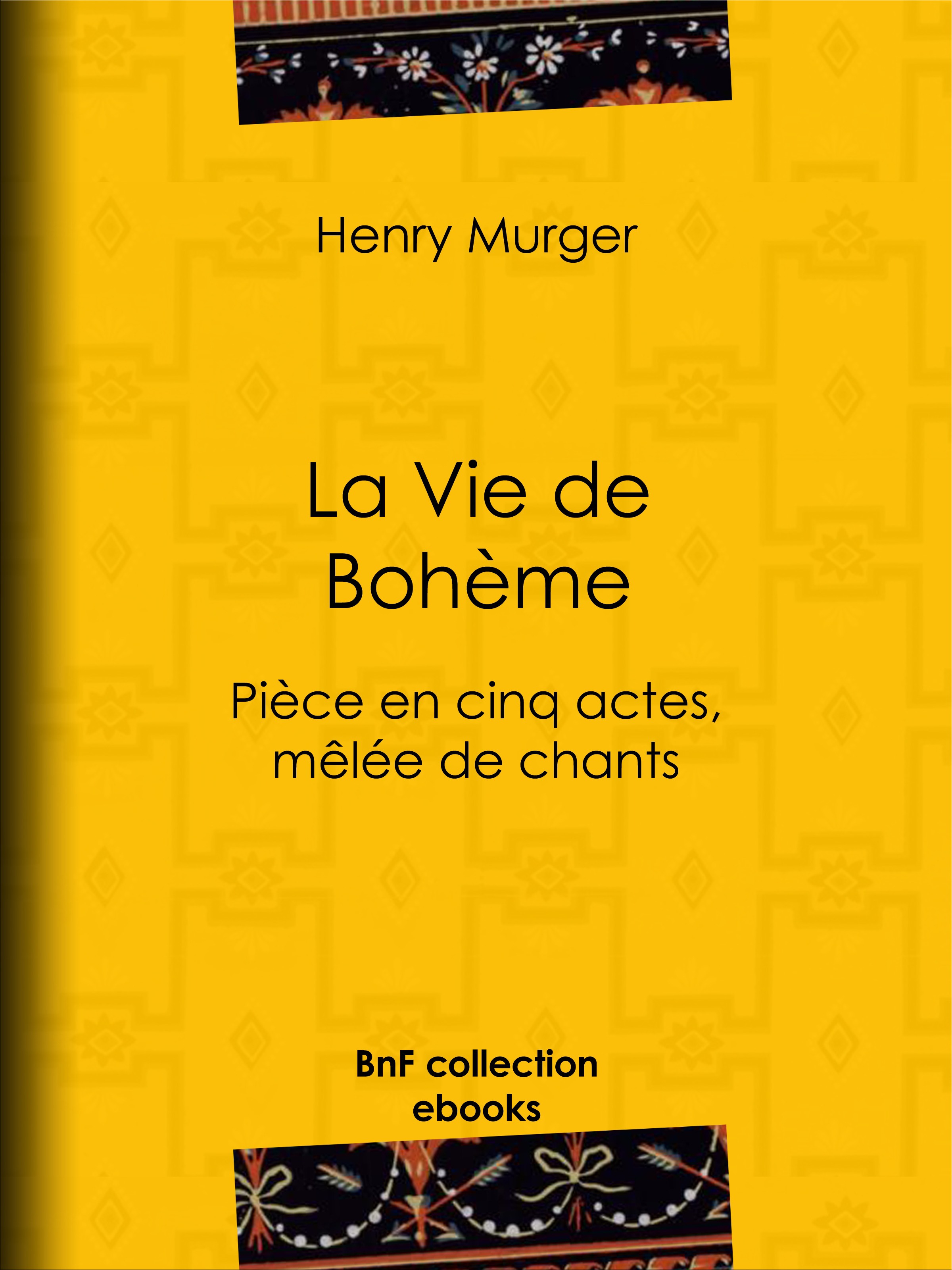 ebook cover of La Vie de Bohème, by Henry Murger