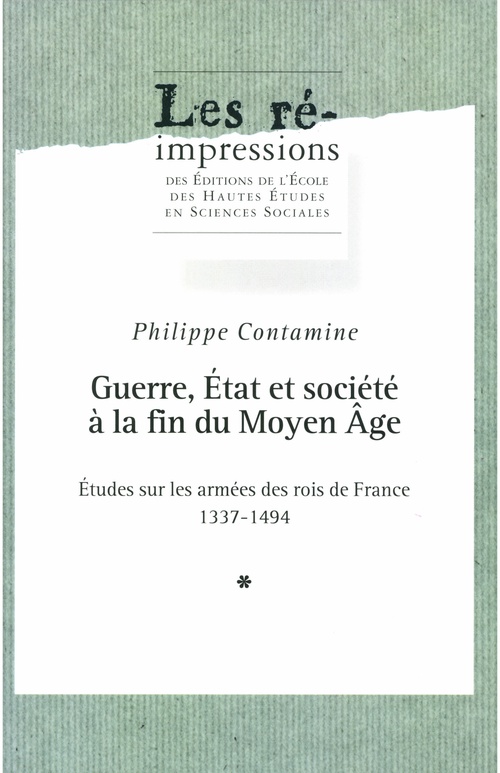 ebook cover of Guerre, État et société à la fin du Moyen Âge. Tome 1, by Philippe Contamine