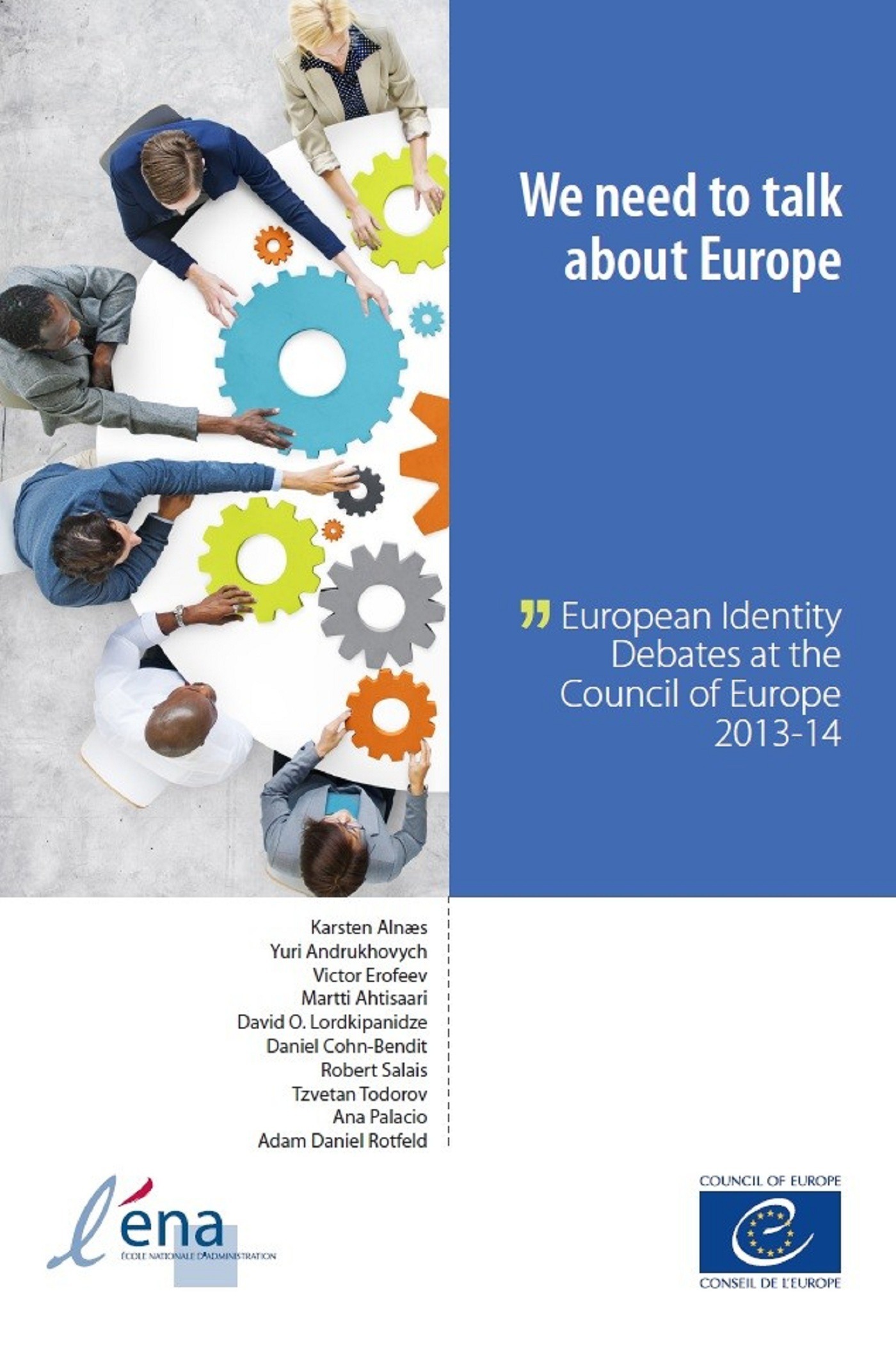 Couverture ebook de We need to talk about Europe - European Identity Debates at the Council of Europe 2013-14, de Collectif