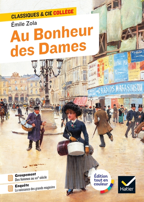 ebook cover of Au Bonheur des Dames, by Émile Zola