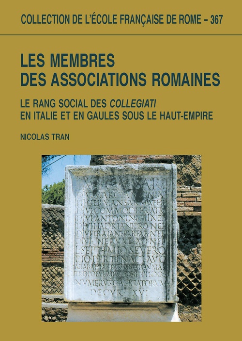 ebook cover of Les membres des associations romaines, by Nicolas Tran