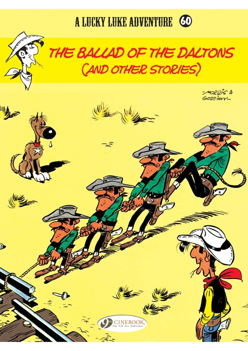 Couverture ebook de Lucky Luke - Volume 60 - The Ballad of the Daltons, de René Goscinny, Greg, Morris