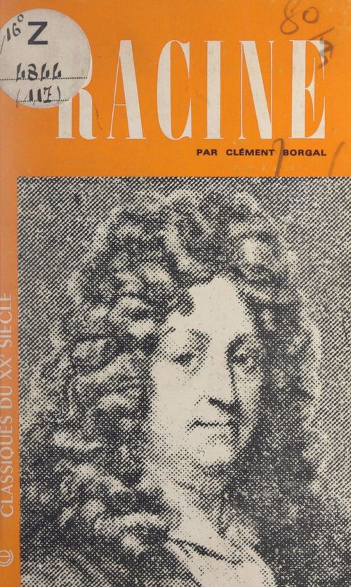 ebook cover of Racine, by Clement Borgal