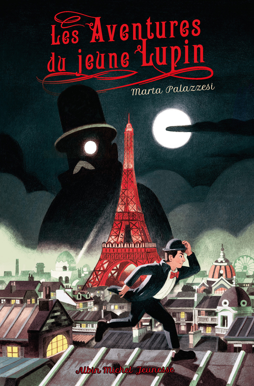 Couverture ebook de Les Aventures du jeune Lupin - tome 1 - A la poursuite de Maître Moustache, de Marta Palazzesi