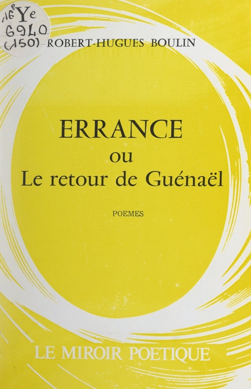 ebook cover of Errance, by Robert-Hugues Boulin