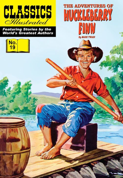 ebook cover of Huckleberry Finn, by Mark Twain