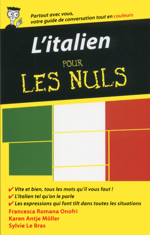 Couverture ebook de L'Italien - Guide de conversation Pour les Nuls, 2e, de Francesca Romana Onofri, Karen Antje Möller