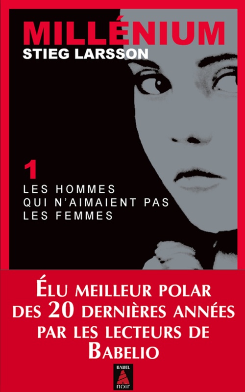 Couverture ebook de Millénium 1 - Les hommes qui n'aimaient pas les femmes, de Stieg Larsson