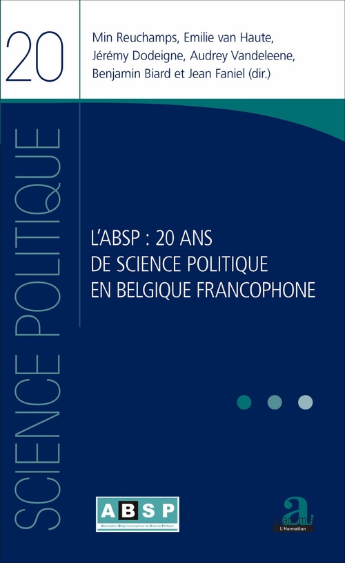 Couverture ebook de L'ABSP : 20 ans de science politique en Belgique francophone, de Collectif