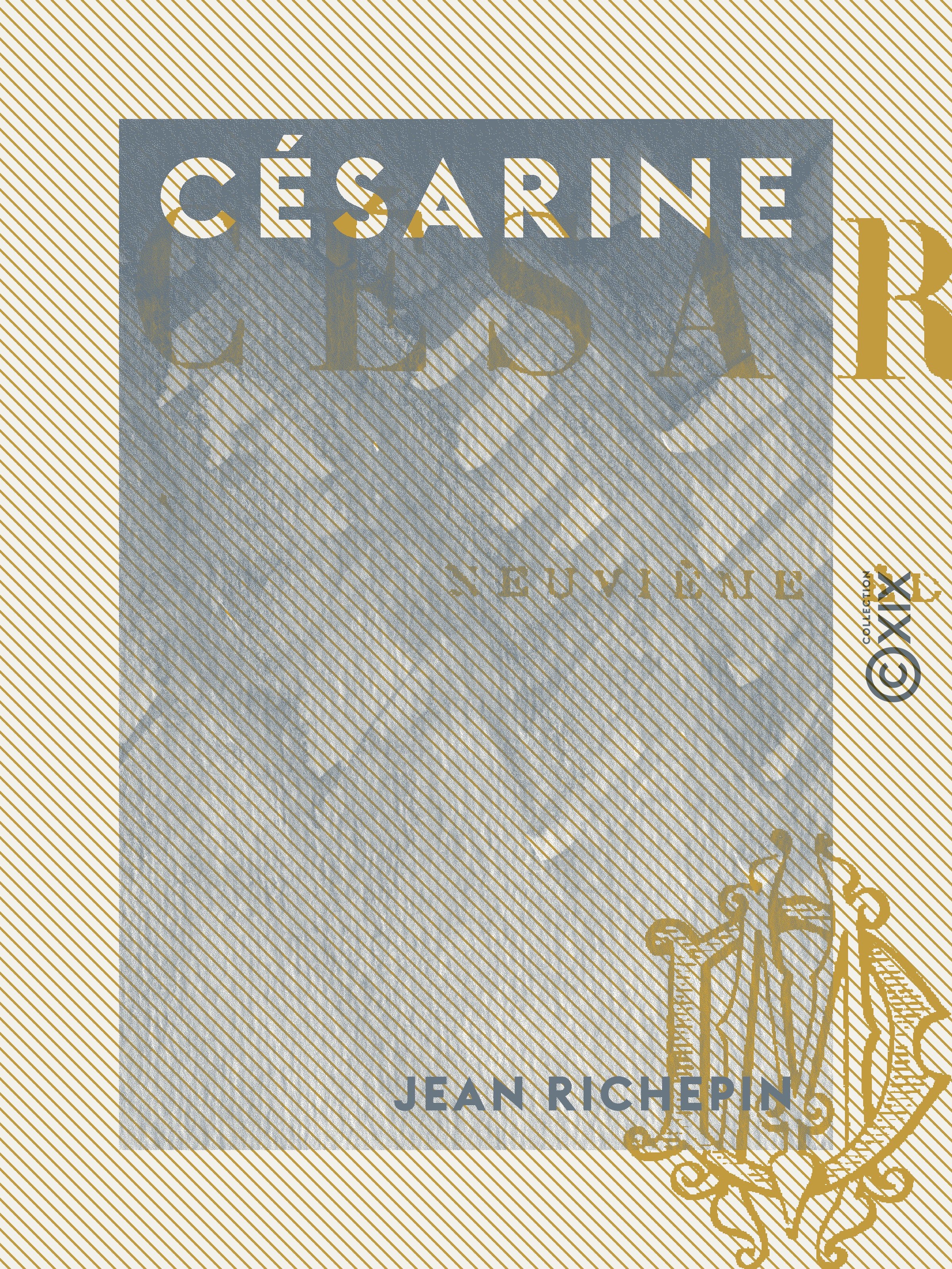 ebook cover of Césarine, by Jean Richepin