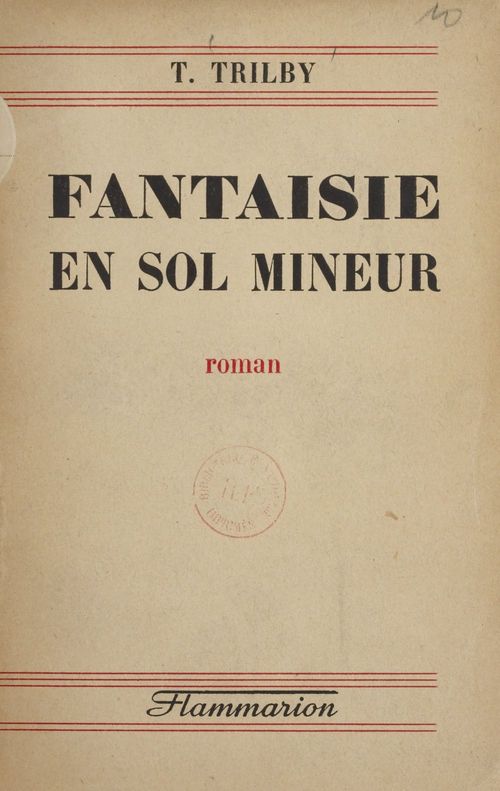 Couverture ebook de Fantaisie en sol mineur, de T. Trilby