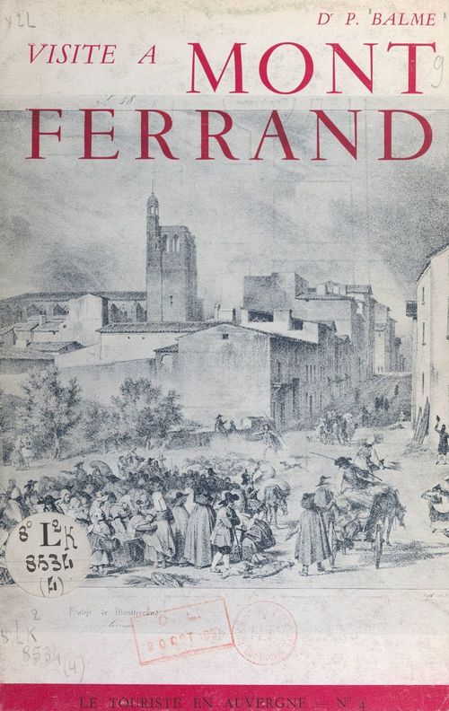 Couverture ebook de Visite à Montferrand, de Pierre Balme