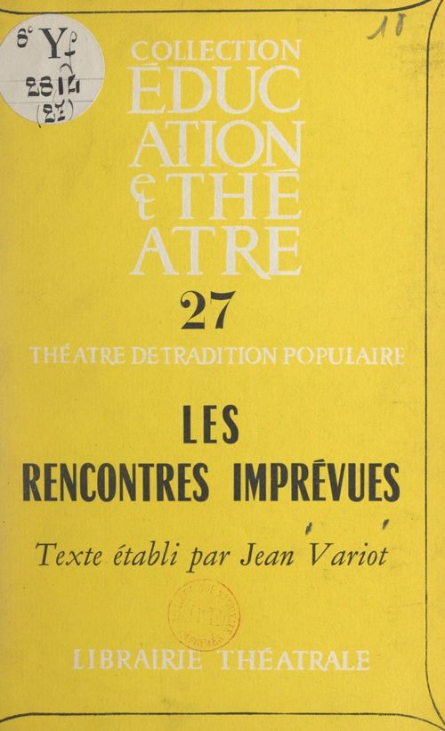 ebook cover of Les rencontres imprévues, by Jean Variot