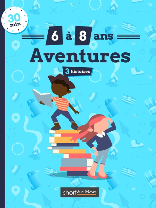 Couverture ebook de 3 histoires (6 - 8 ans) : Aventures #1, de Hortense Regnaut, Flore Tanor, Erra