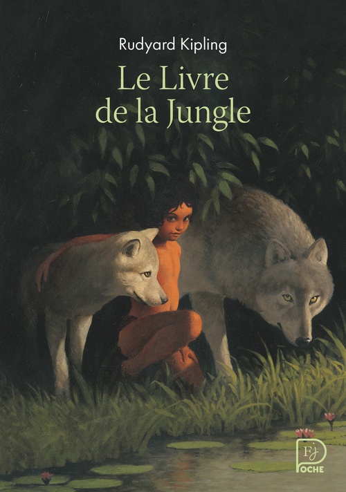 ebook cover of Le Livre de la Jungle, by Rudyard Kipling