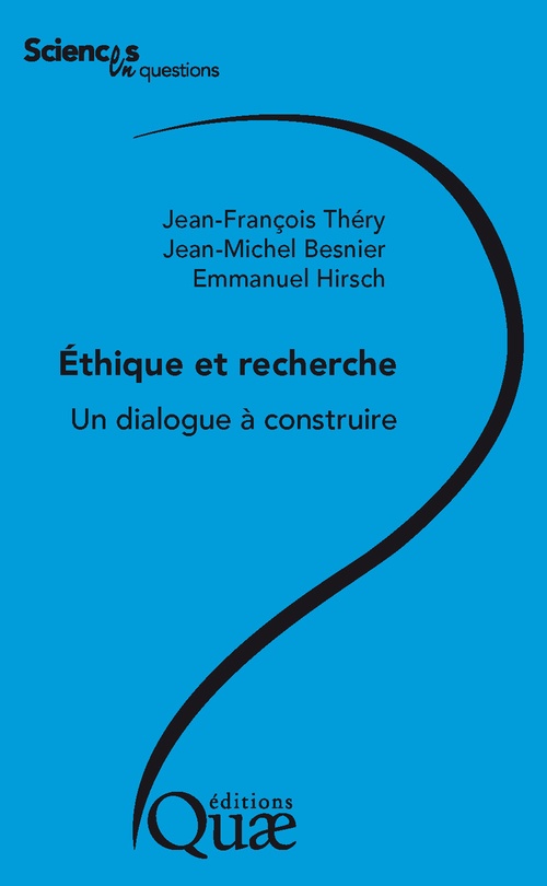 ebook cover of Ethique et recherche, by Jean-Michel Besnier, Emmanuel Hirsch, Jean-françois Théry