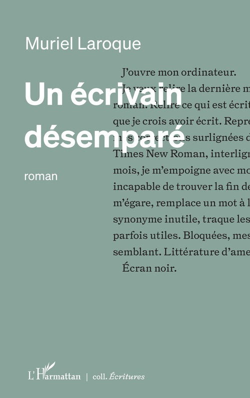 Couverture ebook de Un écrivain désemparé, de Muriel Laroque