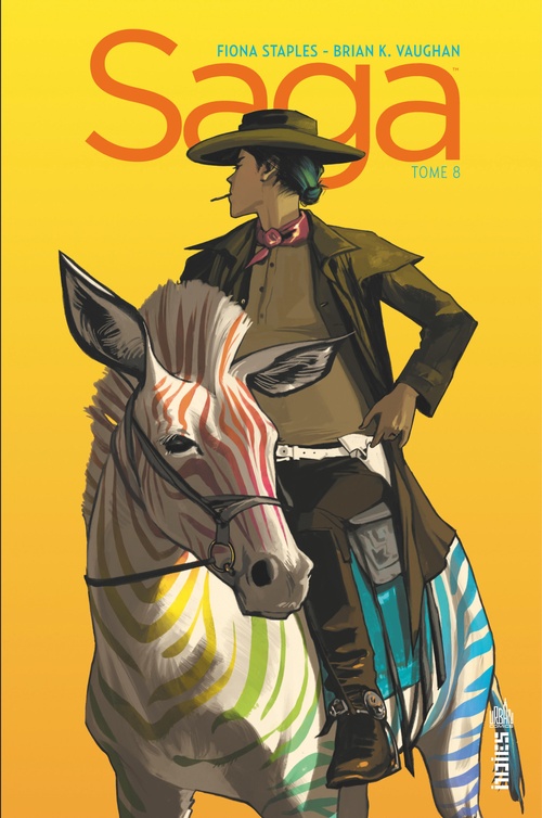 ebook cover of Saga - Tome 8, by Brian k. Vaughan, Fiona Staples