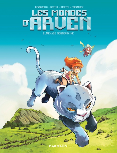 Couverture ebook de Les mondes d'Arven - Tome 2 - Menace souterraine, de Eric Stoffel, Yvon Bertorello, Serge Scotto, Cédric Fernandez
