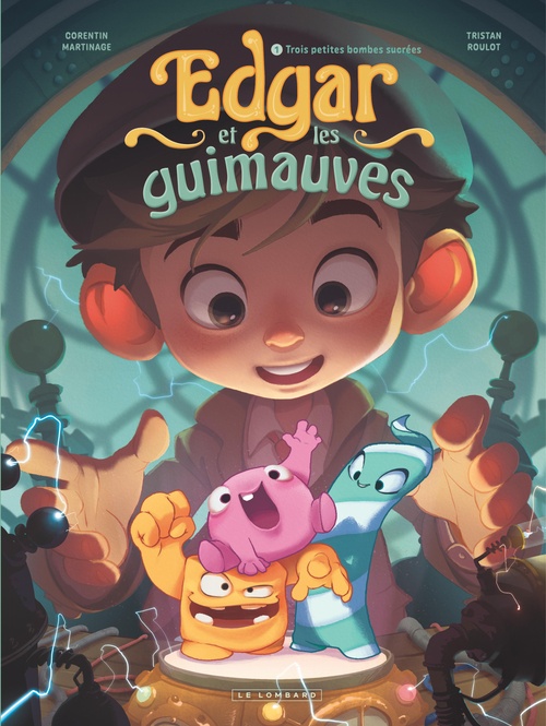 Couverture ebook de Edgar et les guimauves - Tome 1 - Trois petites bombes sucrées, de Tristan Roulot
