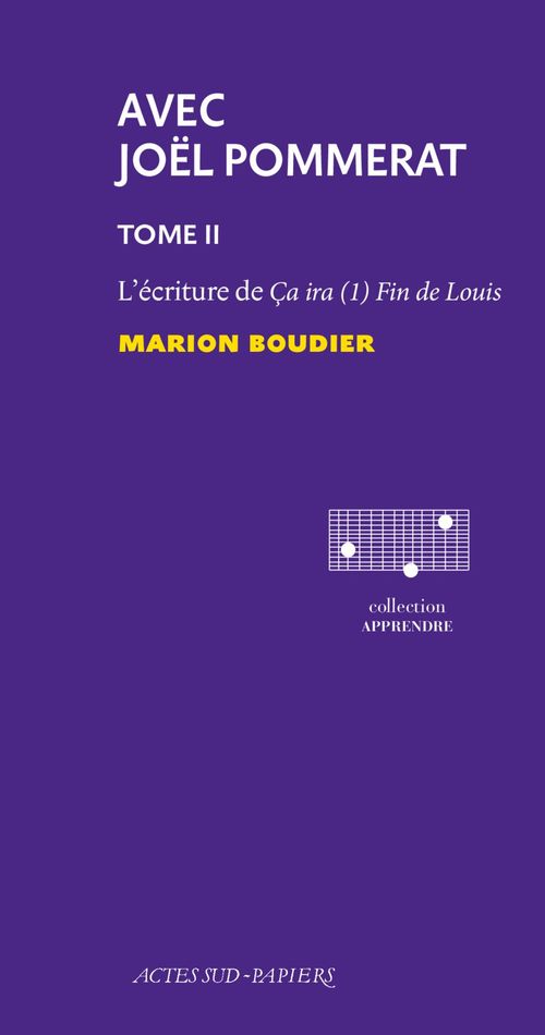 Couverture ebook de Avec Joël Pommerat. tome II, de Marion Boudier