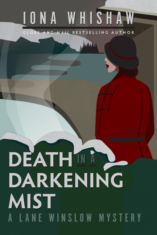 Couverture ebook de Death in a Darkening Mist, de Iona Whishaw